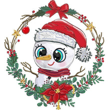 Load image into Gallery viewer, Diamond Painting - Partial Special Shaped - Christmas wreath (30*30CM)
