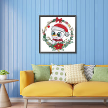 Load image into Gallery viewer, Diamond Painting - Partial Special Shaped - Christmas wreath (30*30CM)
