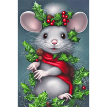 Load image into Gallery viewer, Diamond Painting - Full Round - Christmas mouse (40*60CM)
