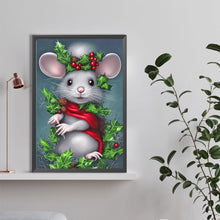 Load image into Gallery viewer, Diamond Painting - Full Round - Christmas mouse (40*60CM)
