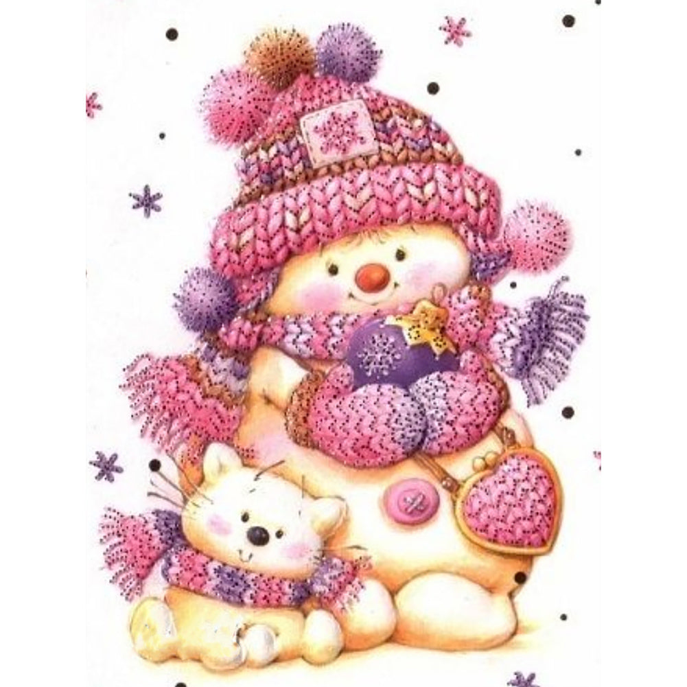 Diamond Painting - Full Round - woolen bear (30*40CM)