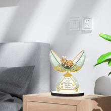 Load image into Gallery viewer, Wooden Crystal Painting Desktop Kit Eggbreaker Cat Carousel Eggbreaker Butterfly
