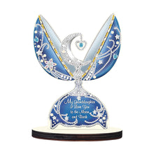 Load image into Gallery viewer, Wooden Crystal Painting Desktop Kit Eggbreaker Cat Carousel Eggbreaker Butterfly

