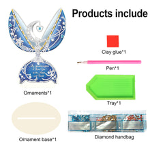 Load image into Gallery viewer, Wooden Crystal Painting Desktop Kit Eggbreaker Cat Carousel Eggbreaker Butterfly

