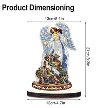Load image into Gallery viewer, Wooden Christmas Desktop Diamond Painting Ornament for Home Office Desktop Decor

