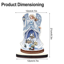 Load image into Gallery viewer, Wooden Christmas Desktop Diamond Painting Ornament for Home Office Desktop Decor
