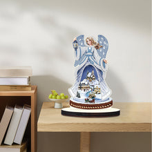 Load image into Gallery viewer, Wooden Christmas Desktop Diamond Painting Ornament for Home Office Desktop Decor
