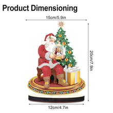 Load image into Gallery viewer, Wooden Christmas Desktop Diamond Painting Ornament for Home Office Desktop Decor

