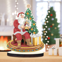 Load image into Gallery viewer, Wooden Christmas Desktop Diamond Painting Ornament for Home Office Desktop Decor
