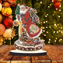 Load image into Gallery viewer, Wooden Christmas Desktop Diamond Painting Ornament for Home Office Desktop Decor
