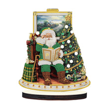 Load image into Gallery viewer, Wooden Christmas Desktop Diamond Painting Ornament for Home Office Desktop Decor
