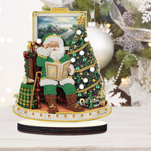 Load image into Gallery viewer, Wooden Christmas Desktop Diamond Painting Ornament for Home Office Desktop Decor
