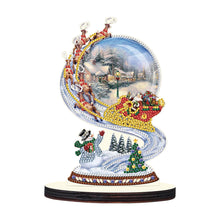 Load image into Gallery viewer, Wooden Christmas Desktop Diamond Painting Ornament for Home Office Desktop Decor
