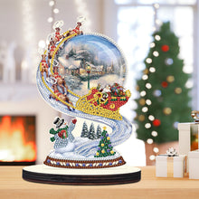 Load image into Gallery viewer, Wooden Christmas Desktop Diamond Painting Ornament for Home Office Desktop Decor
