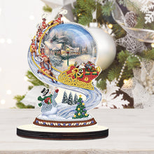 Load image into Gallery viewer, Wooden Christmas Desktop Diamond Painting Ornament for Home Office Desktop Decor

