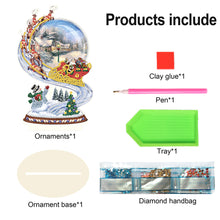 Load image into Gallery viewer, Wooden Christmas Desktop Diamond Painting Ornament for Home Office Desktop Decor
