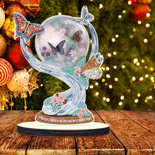 Load image into Gallery viewer, Wooden Christmas Desktop Diamond Painting Ornament for Home Office Desktop Decor
