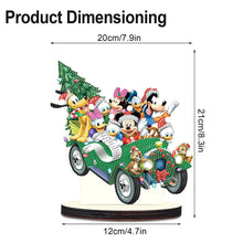 Load image into Gallery viewer, Wooden Christmas Desktop Diamond Painting Ornament for Home Office Desktop Decor
