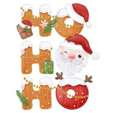 Load image into Gallery viewer, Diamond Painting - Partial Special Shaped - hohoho santa claus (30*30CM)
