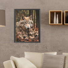 Load image into Gallery viewer, Diamond Painting - Full Round - Parent-child wolf (30*40CM)

