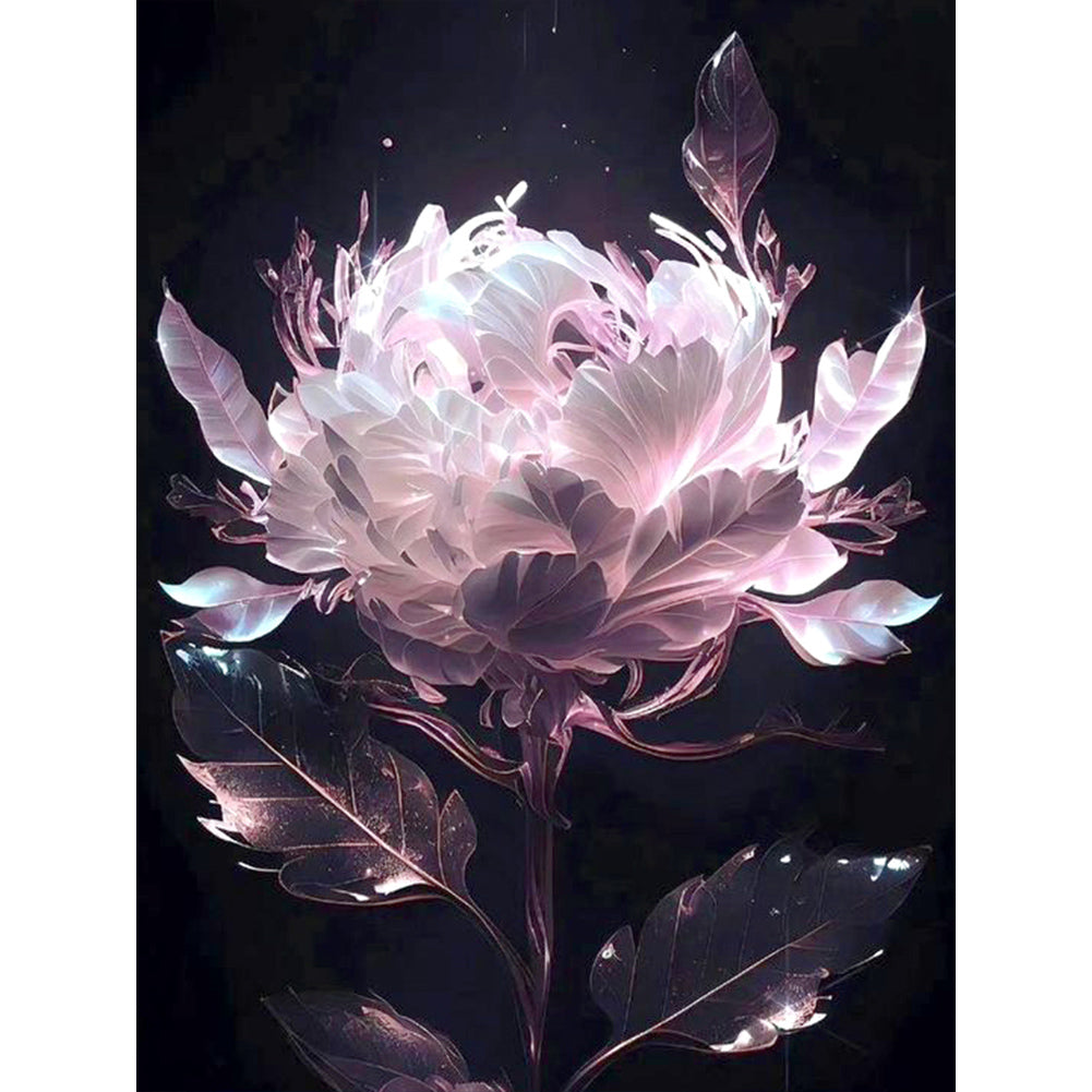 Diamond Painting - Full Round - Glazed crystal flower (30*40CM)