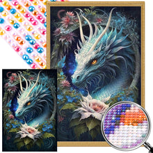 Load image into Gallery viewer, AB Diamond Painting - Full Round - flower dragon (40*60CM)
