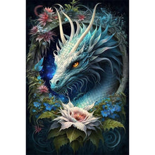 Load image into Gallery viewer, AB Diamond Painting - Full Round - flower dragon (40*60CM)
