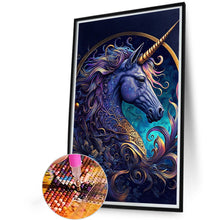 Load image into Gallery viewer, AB Diamond Painting - Full Round - unicorn (40*60CM)
