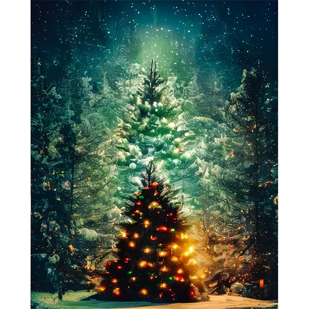 Diamond Painting - Full Round - Christmas tree (40*50CM)