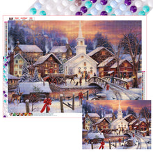 Load image into Gallery viewer, Christmas rural landscape (70*50CM)

