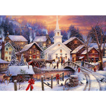Load image into Gallery viewer, Christmas rural landscape (70*50CM)
