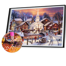 Load image into Gallery viewer, Christmas rural landscape (70*50CM)
