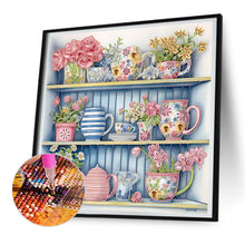 Load image into Gallery viewer, Diamond Painting - Partial Special Shaped - garden wall (50*50CM)

