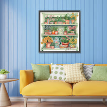Load image into Gallery viewer, Diamond Painting - Partial Special Shaped - garden wall (50*50CM)
