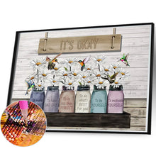 Load image into Gallery viewer, Diamond Painting - Full Round - Flower language of calligraphy and painting (60*40CM)
