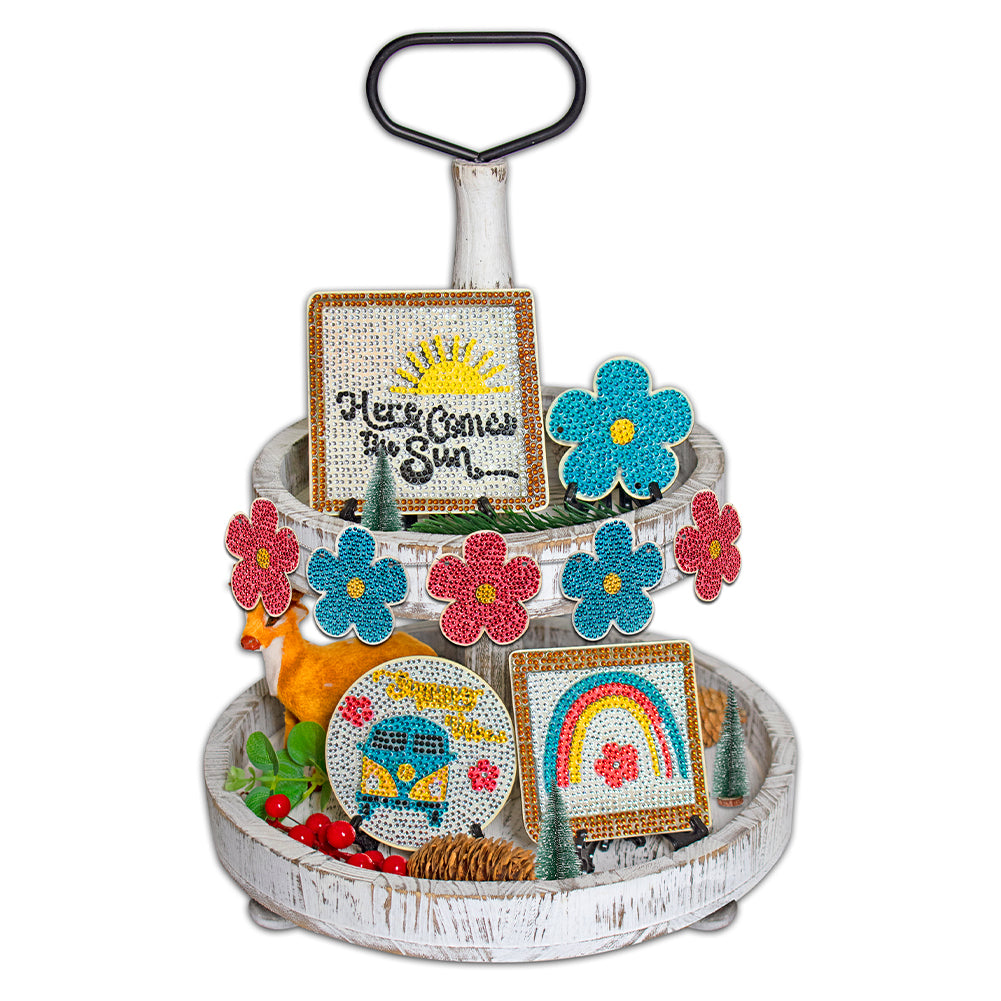 Desktop Diamond Painting Ornament Xmas Ornament Table Top Diamond Painting Decor