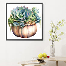 Load image into Gallery viewer, Diamond Painting - Full Round - succulent plants (30*30CM)
