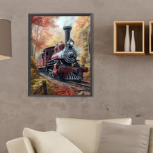 Load image into Gallery viewer, Diamond Painting - Full Square - forest train (30*40CM)
