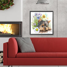 Load image into Gallery viewer, Diamond Painting - Full Round - cute puppy (30*30CM)
