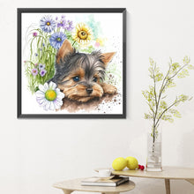 Load image into Gallery viewer, Diamond Painting - Full Round - cute puppy (30*30CM)
