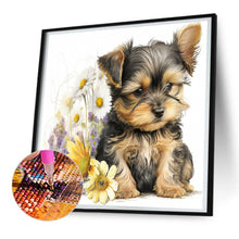 Load image into Gallery viewer, Diamond Painting - Full Round - cute puppy (30*30CM)
