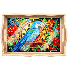 Load image into Gallery viewer, Diamond Painting Nesting Food Trays with Handle Coffee Table Tray (Parrot)
