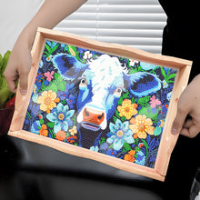 Load image into Gallery viewer, Diamond Painting Nesting Food Trays with Handle Coffee Table Tray (Cow)
