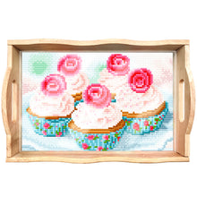 Load image into Gallery viewer, Diamond Painting Nesting Food Trays with Handle Coffee Table Tray (Dessert)
