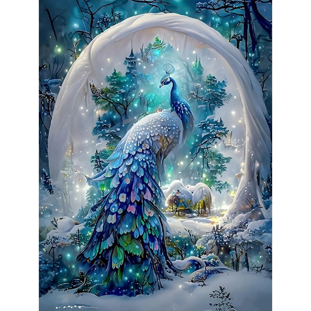 Diamond Painting - Full Round - Peacock (30*40CM)