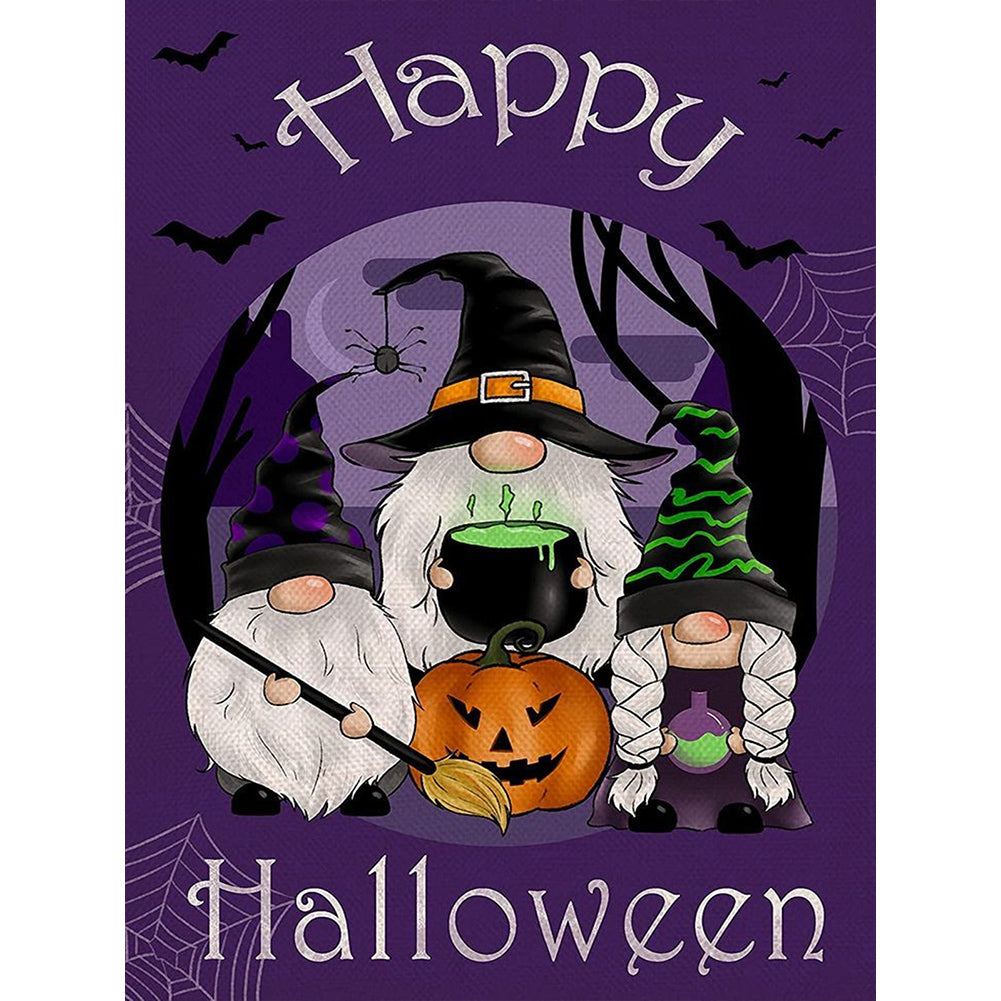 Diamond Painting - Full Round - Funny Halloween (30*40CM)