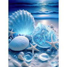 Load image into Gallery viewer, Diamond Painting - Full Round - Coast blue seashells (30*40CM)
