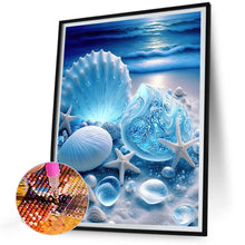 Load image into Gallery viewer, Diamond Painting - Full Round - Coast blue seashells (30*40CM)
