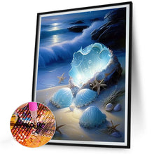 Load image into Gallery viewer, Diamond Painting - Full Round - Coast blue seashells (30*40CM)
