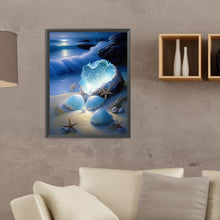 Load image into Gallery viewer, Diamond Painting - Full Round - Coast blue seashells (30*40CM)
